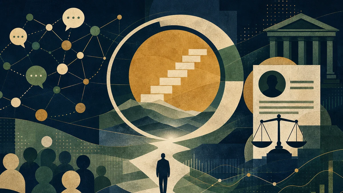 AI-generated editorial image for Bitcoin Accumulation Meets Push for Legal Clarity, covering Bitcoin dollar-cost averaging milestones, Long-term…